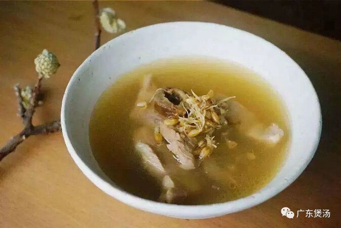 麦芽谷芽淮山瘦肉汤的做法