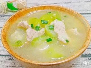 丝瓜肉片汤