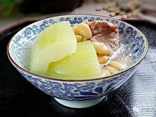 节瓜黄豆扇骨汤